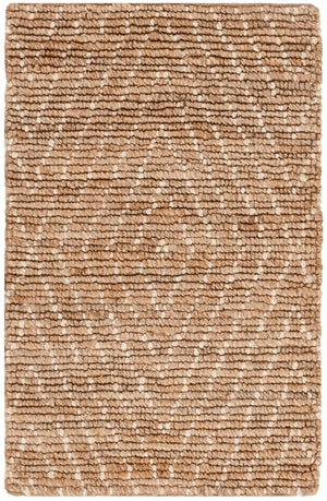 Bohemian 702  Hand Woven Jute Rug Natural / Ivory