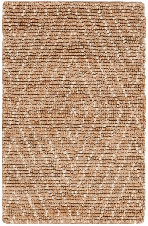 Bohemian 702  Hand Woven Jute Rug Natural / Ivory