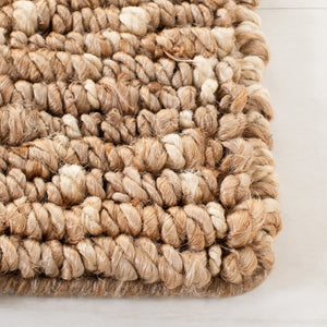 Bohemian 702  Hand Woven Jute Rug Natural / Ivory