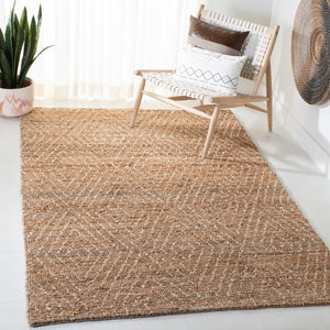 Bohemian 702  Hand Woven Jute Rug Natural / Ivory