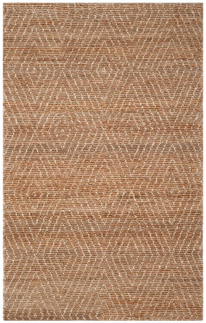 Bohemian 702  Hand Woven Jute Rug Natural / Ivory