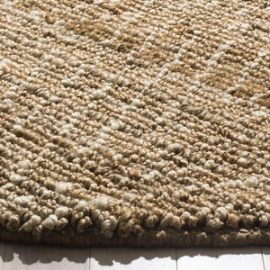 Bohemian 702  Hand Woven Jute Rug Natural / Ivory