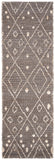 Bohemian 705 Traditional Hand Loomed Jute Pile Rug Grey / White