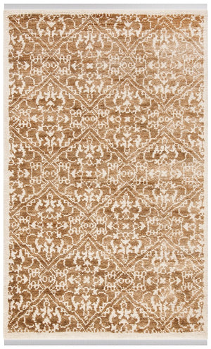 Bohemian 801  Hand Woven Jute Rug Brown / Beige