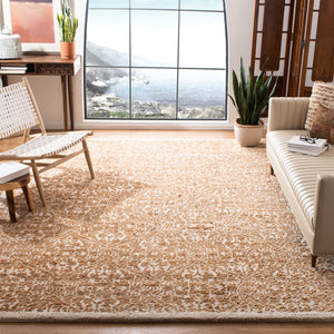 Bohemian 801  Hand Woven Jute Rug Brown / Beige