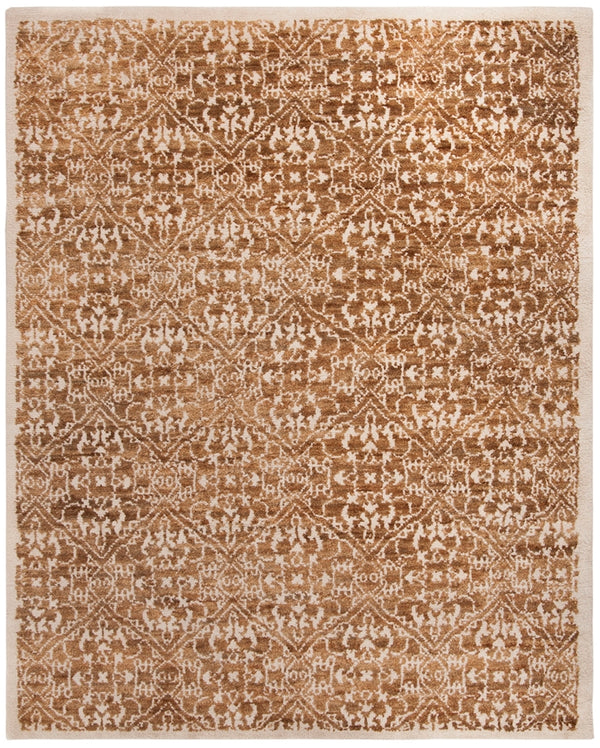 Bohemian 801  Hand Woven Jute Rug Brown / Beige