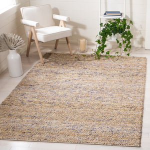 Bohemian 901 Handwoven 85% Jute, 15% Wool Rug Natural / Purple 85% Jute, 15% Wool BOH901V-8