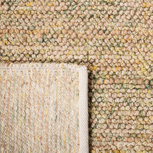 Bohemian 901 Handwoven 85% Jute, 15% Wool Rug Natural / Green 85% Jute, 15% Wool BOH901Y-8