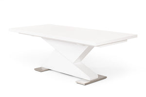 VIG Furniture Modrest Bono "Z" - Modern White Dining Table VGGUBONO