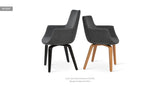 Bottega Plywood HB Set: Two Bottage Plywood Wool and One High Back and One Low Back