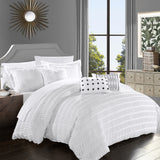 Hadassah White Queen 6pc Comforter Set