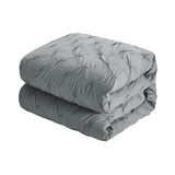 Bradley Grey Queen 8pc Comforter Set