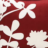 Calla Lily Red King 3pc Duvet Set