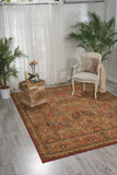 Nourison Living Treasures LI02 Persian Machine Made Loomed Indoor only Area Rug Multicolor 5'6" x 8'3" 99446671998