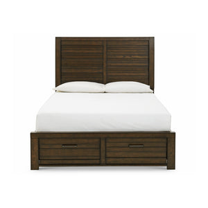 Samuel Lawrence Furniture King / Cal King storage bed with rails 210-S076-BR-K4-SAMUEL-LAWRENCE 210-S076-BR-K4-SAMUEL-LAWRENCE