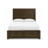 King / Cal King storage bed with rails