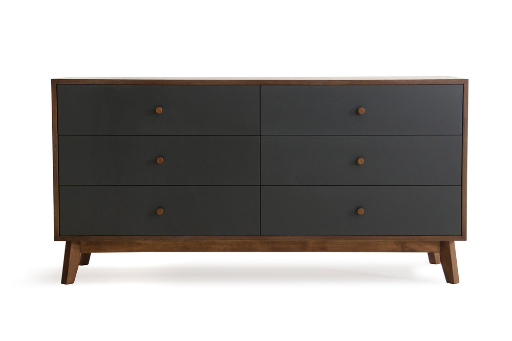 VIG Furniture Nova Domus Dali Modern Grey & Walnut Dresser VGMABR-31-DRS