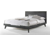 Eastern King Nova Domus Soria Modern Grey Wash Bed