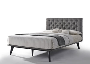 VIG Furniture Eastern King Modrest Gibson Modern Grey Fabric Bed VGMABR-54-BED-EK