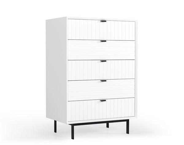 VIG Furniture Nova Domus Valencia Contemporary White Chest VGMABR-76-CHEST