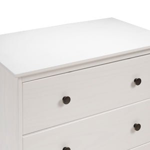 Walker Edison Modern 4 Drawer Dresser - White in Solid Pine Wood, MDF, Plastic, Metal Hardware BR4DDRWH 842158142436