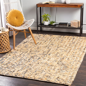 Bryant BRA-2403 Global Jute Rug BRA2403-81012 Wheat, Charcoal 100% Jute 8'10" x 12'