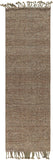 Bryant BRA-2406 Cottage Wool Rug BRA2406-268 Taupe, Dark Green, Dark Brown 100% Wool 2'6" x 8'