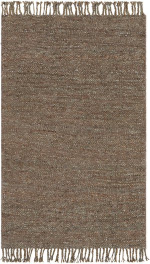 Bryant BRA-2406 Cottage Wool Rug BRA2406-81012 Taupe, Dark Green, Dark Brown 100% Wool 8'10" x 12'