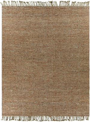 Bryant BRA-2406 Cottage Wool Rug BRA2406-810 Taupe, Dark Green, Dark Brown 100% Wool 8' x 10'