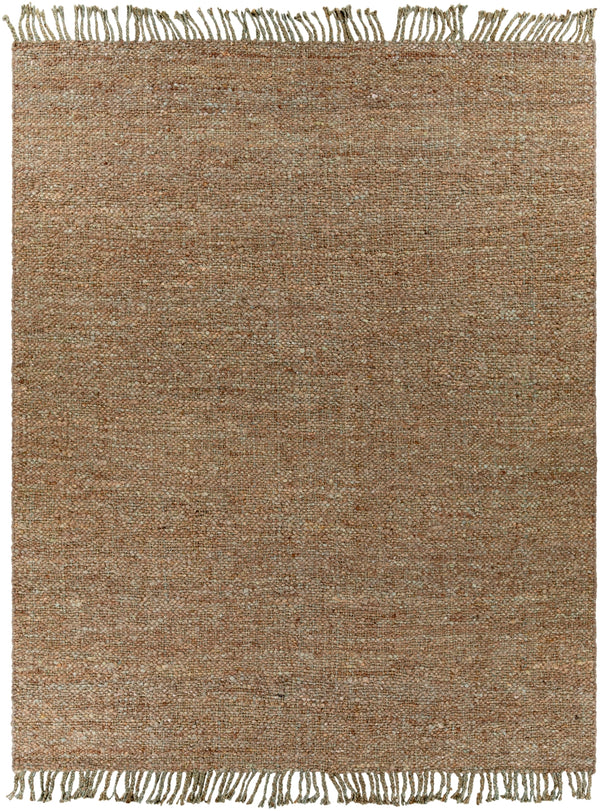 Bryant BRA-2406 Cottage Wool Rug BRA2406-810 Taupe, Dark Green, Dark Brown 100% Wool 8' x 10'