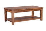 Sonora Solid Sheesham Wood Natural Coffee Table