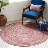 Safavieh Braided 257 Flat Weave Cotton Contemporary Rug BRD257L-8