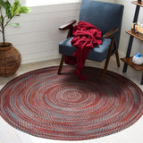 Safavieh Braided 257 Flat Weave Cotton Contemporary Rug BRD257P-8