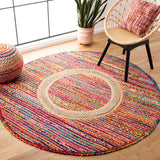 Safavieh Braided 265 Hand Woven 80% Cotton/20% Jute Contemporary Rug BRD265U-4R