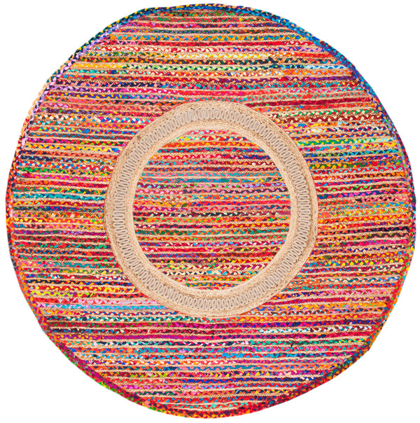 Safavieh Braided 265 Hand Woven 80% Cotton/20% Jute Contemporary Rug BRD265U-4R