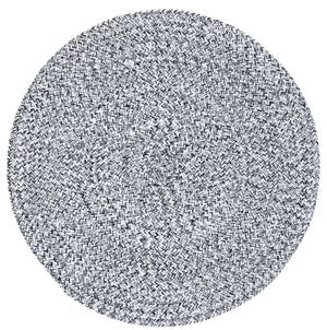 Braided 351 Flatweave 100% Cotton Rug Ivory / Black 100% Cotton BRD351A-5R