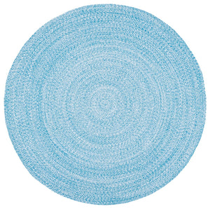 Braided 351 Flatweave 100% Cotton Rug Blue / Ivory 100% Cotton BRD351L-5R