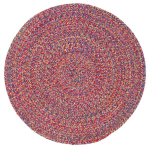 Braided 351 Flatweave 100% Cotton Rug Red / Yellow 100% Cotton BRD351Q-5R