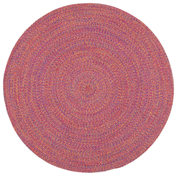 Braided 351 Flatweave 100% Cotton Rug Red / Yellow 100% Cotton BRD351Q-5R