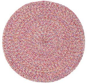 Braided 351 Flatweave 100% Cotton Rug Pink / Yellow 100% Cotton BRD351U-5R