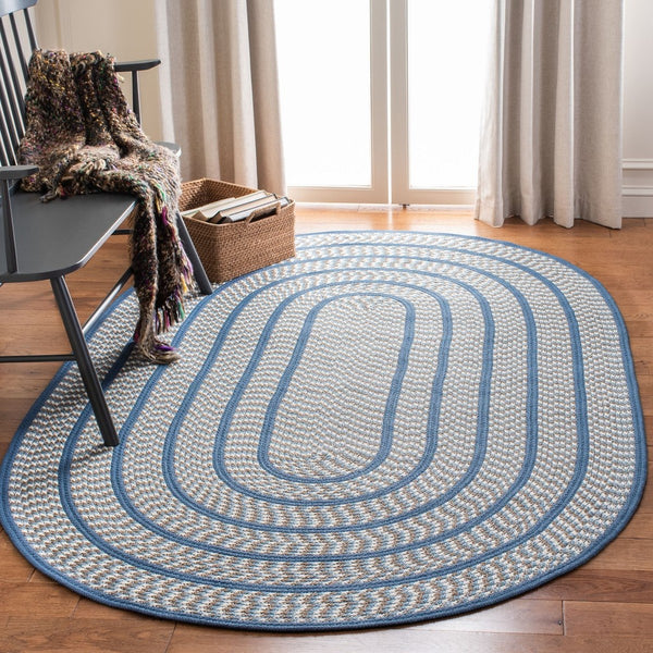 Safavieh Braided Reversible Hand Woven Reversible Polypropylene Rug BRD401A-8R