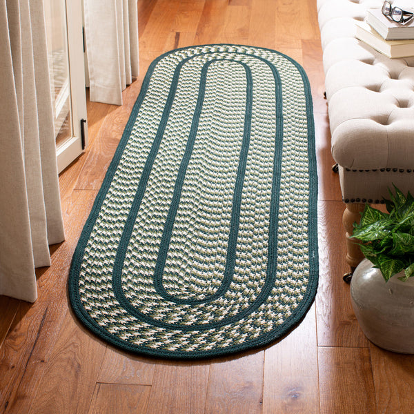 Safavieh Braided Reversible Hand Woven Reversible Polypropylene Rug BRD401B-8R