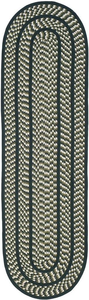 Safavieh Braided Reversible Hand Woven Reversible Polypropylene Rug BRD401B-8R