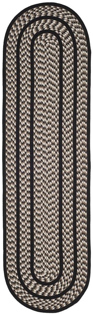 Safavieh Braided Reversible Hand Woven Reversible Polypropylene Rug BRD401C-8R