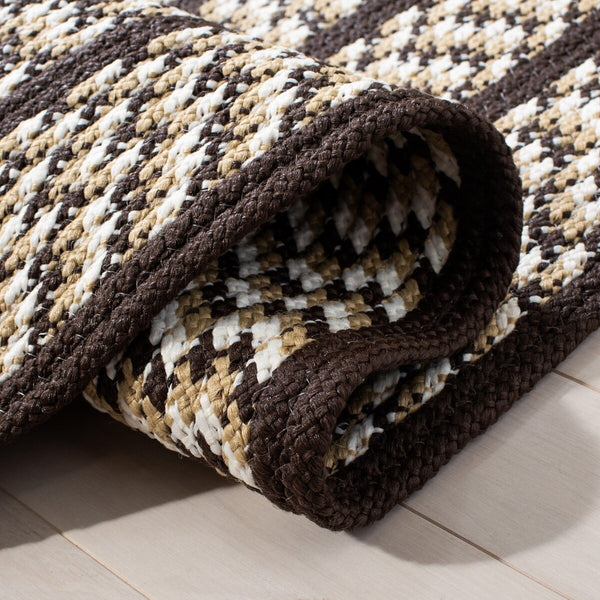 Safavieh Braided Reversible Hand Woven Reversible Polypropylene Rug BRD401C-8R