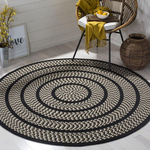 Safavieh Braided Reversible Hand Woven Reversible Polypropylene Rug BRD401C-8R