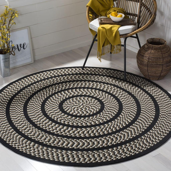 Safavieh Braided Reversible Hand Woven Reversible Polypropylene Rug BRD401C-8R