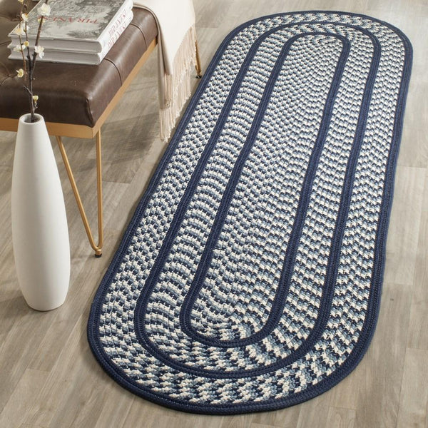 Safavieh Braided Reversible Hand Woven Reversible Polypropylene Rug BRD401D-8R