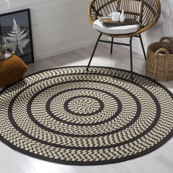 Safavieh Braided Reversible Hand Woven Reversible Polypropylene Rug BRD401E-6OV