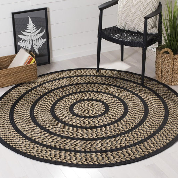 Safavieh Braided Reversible Hand Woven Reversible Polypropylene Rug BRD401G-8R